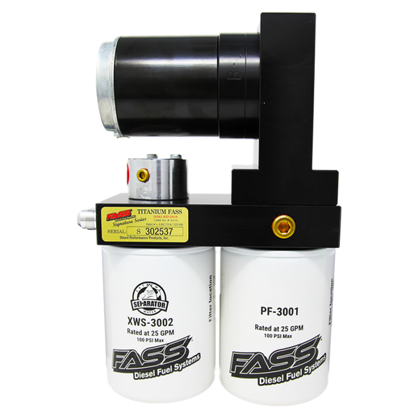 FASS 08-10 Ford F250/F350 Powerstroke 165gph Titanium Series Fuel Air Separation System TS F16 165G
