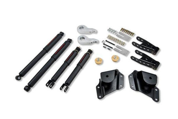 Belltech 09-13 Dodge Ram 1500 Std Cab Lowering Kit w/ND II Shocks - 2in F/4in R Drop