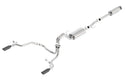 Borla 15-17 Ford F-150 2.7L/ 3.5L EcoBoost/ 5.0L V8 Rear Exit S-Type Catback Exhaust Black Chrome