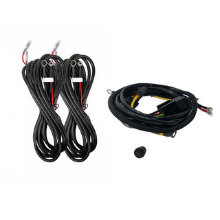 KC HiLiTES Platform One Profile SideCast 4-Light Wiring Kit for 05-23 Toyota Tacoma Double Cab