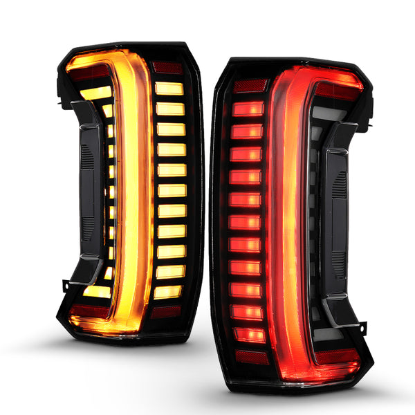 ANZO 22-24 Toyota Tundra Z-Series Full LED Tail Lights Smoke Lens Init/SeqSig- Pair