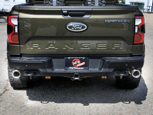 aFe 24-25 Ford Ranger Raptor Vulcan Series 3in 304 SS Cat-Back Exhaust w/ Polished Tips