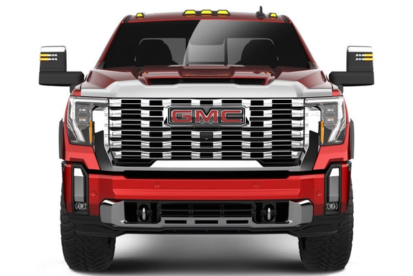 Husky Liners 20-23 GMC Sierra 2500/3500HD Aeroskin Hood Protector - Chrome