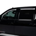 Putco 14-18 Chevy Silverado LD - 4 Door - Crew Cab Element Chrome Window Visors
