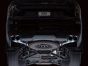 AWE Tuning 2021+ GMC Suburban/Yukon XL 5.3L 0FG Split Rear Exit Catback - Quad Chrome Silver Tips