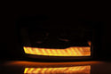 AlphaRex 06-08 Dodge Ram 1500HD LUXX LED Projector Headlights Plank Style Alpha Blk w/Seq Signal/DRL