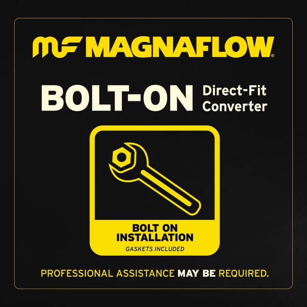 MagnaFlow Direct Fit Catalytic Converter 2015-2017 F-150 V6 2.7 OEM Underbody