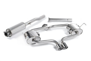 Milltek Resonated Cat Back Exhaust 2002-06 Mini Cooper S Polished Tips