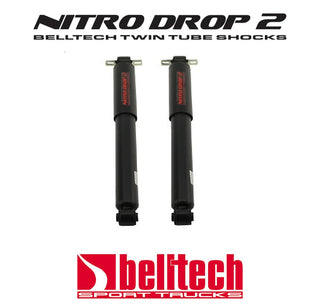Belltech Pair Rear Lowered Shocks for 1973-86 Chevy GMC C-10 Truck 3-6" Drop 2WD 8511