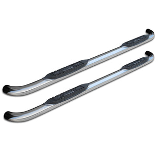 Raptor Series 3 in Round Nerf Bar Steps Polished Stainless Steel