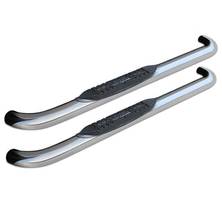 Raptor Series 3 in Round Nerf Bar Steps Polished Stainless Steel