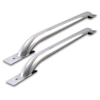Raptor Series 1.9 in Round Bed Rails Polished Stainless Steel