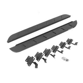 Go Rhino 634417348SPC - RB10 Slim Line Running Boards With Mounting Brackets - Textured Black