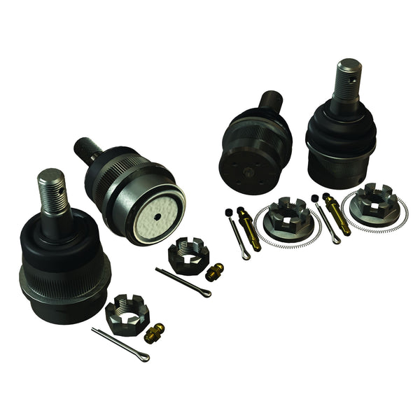 JK: Dana 30/44 HD Ball Joint Kit w/ Knurl - Upper & Lower - Set of 4