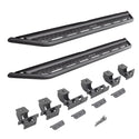 Dominator Xtreme D6 Side Steps with Mounting Brackets Kit - Textured Black