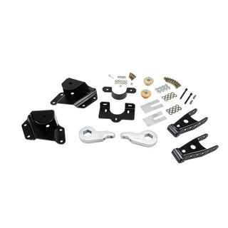 BELLTECH 659 LOWERING KITS  Front And Rear Complete Kit W/O Shocks 2005-2006 Chevrolet Silverado/Sierra (Ext Cab w/ Factory Front Torsion bar) 1 in. or 2 in. F/4 in. R drop W/O Shocks