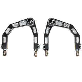 RSO Front Upper Control Arms Forged Billet Aluminum Black Anodized 1-4in Lift