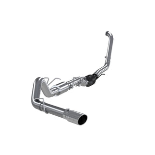 MBRP Exhaust 4in Turbo Back Exhaust 2003-07 Ford 6.0 Powerstroke; Single Side Exit; T409 SS