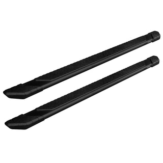 Raptor Series 5 in Tread Step Slide Track Running Boards Black Textured Aluminum