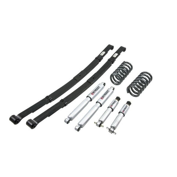 BELLTECH 800SP LOWERING KITS  Front And Rear Complete Kit W/ Street Performance Shocks 1998-2003 Dodge Durango 2 in. F/2 in. R drop W/ Street Performance Shocks