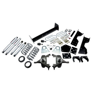 BELLTECH 816SP LOWERING KITS  Front And Rear Complete Kit W/ Street Performance Shocks 1994-1999 Dodge Ram 1500 (Std Cab V8 Auto Trans Only) 4 in. or 5 in. F/6 in. R drop W/ Street Performance Shocks