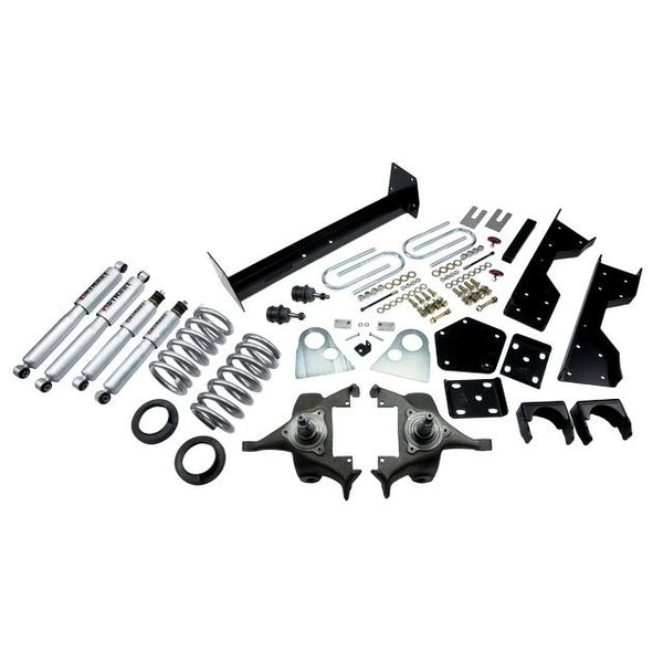 BELLTECH 816SP LOWERING KITS  Front And Rear Complete Kit W/ Street Performance Shocks 1994-1999 Dodge Ram 1500 (Std Cab V8 Auto Trans Only) 4 in. or 5 in. F/6 in. R drop W/ Street Performance Shocks