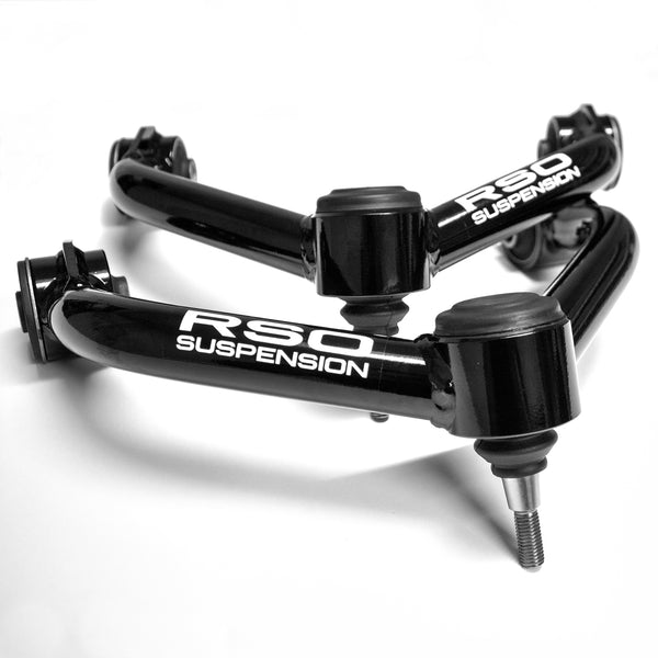 RSO Front Upper Control Arms Tubular Steel Black Powder Coated 2-4in Lift