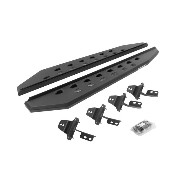 Go Rhino 69492648SPC - RB10 Slim Line Running Boards With Mounting Brackets - Textured Black