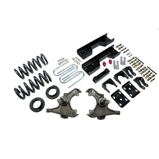 BELLTECH 727 LOWERING KITS  Front And Rear Complete Kit W/O Shocks 1988- Chevrolet Silverado/Sierra C3500 (Ext Cab Dually) 4 in. or 5 in. F/8 in. R drop W/O Shocks