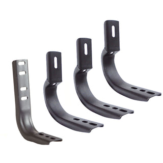 Go Rhino 6840996 - OE Xtreme Wheel To Wheel Side Steps - Mounting Brackets Only - Black Powder Coat