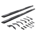 Go Rhino V3442987T - V3 Series Aluminum Side Steps with Mounting Brackets - Textured Black