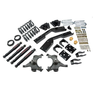 BELLTECH 789ND LOWERING KITS  Front And Rear Complete Kit W/ Nitro Drop 2 Shocks 1992-1994 Chevrolet Suburban (2WD 3/4 Ton 6 Lug) 4 in. or 5 in. F/7 in. R drop W/ Nitro Drop II Shocks