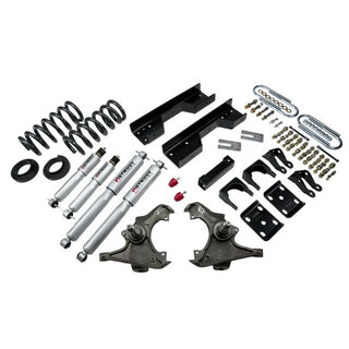 BELLTECH 722SP LOWERING KITS  Front And Rear Complete Kit W/ Street Performance Shocks 1989-1996 Chevrolet Silverado/Sierra 3/4 Ton & 1 Ton (Ext/Crew Cab) 4 in. or 5 in. F/8 in. R drop W/ Street Performance Shocks
