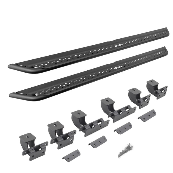 Go Rhino DSS4030T - Dominator Xtreme DSS SideSteps With Mounting Bracket Kit - Textured Black