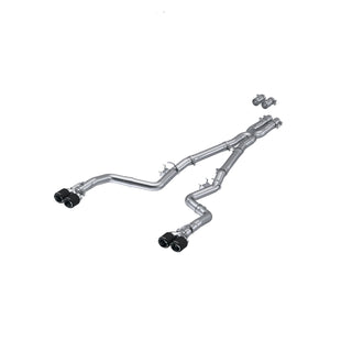 MBRP Exhaust 3in. Cat Back; Dual Rear; Quad Tips