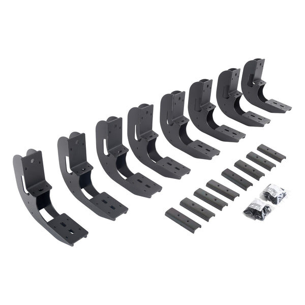 Go Rhino 6940486 - V-Series V3 RB30 And RB Slim Side Steps - MOUNTING BRACKETS ONLY - Textured Black