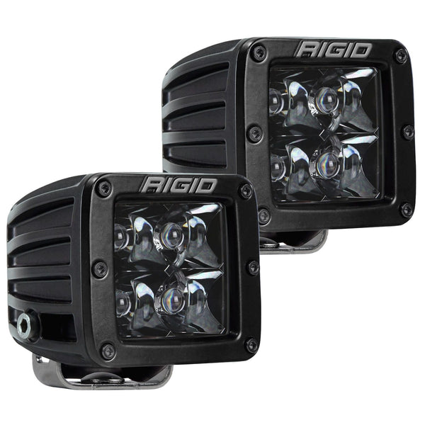 RIGID D-Series PRO Midnight Edition Spot Optic Surface Mount Pair