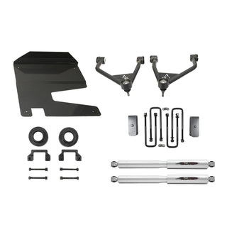 BELLTECH 150212BK LIFT KIT 4in. Lift Kit Inc. Rear Trail Performance Shocks Only 2019-2021 GM Silverado/Sierra 1500 2WD/4WD 4in. Lift W/ Trail Performance Shocks Only