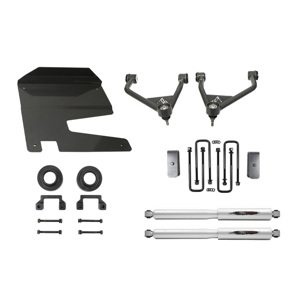 BELLTECH 150212BK LIFT KIT 4in. Lift Kit Inc. Rear Trail Performance Shocks Only 2019-2021 GM Silverado/Sierra 1500 2WD/4WD 4in. Lift W/ Trail Performance Shocks Only
