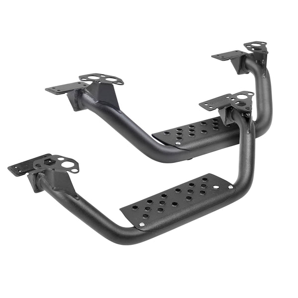Drop Steps for Dominator Xtreme D6, Pair - Textured Powder Coat