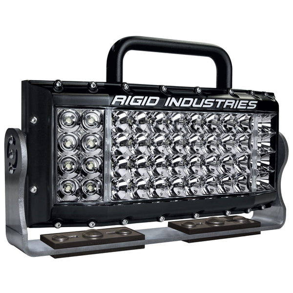 RIGID Site Series AC Work Light Flood Optic Black Housing Single