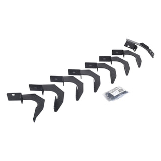 Go Rhino 6942355 - RB10/RB20 Running Boards - MOUNTING BRACKETS ONLY - Textured Black