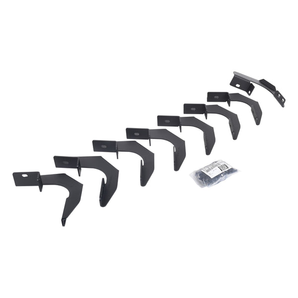 Go Rhino 6942355 - RB10/RB20 Running Boards - MOUNTING BRACKETS ONLY - Textured Black