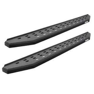 Go Rhino - 6941778020T - RB20 Running Boards With Mounting Brackets & 2 Pairs Of Drop Steps Kit - Protective Bedliner Coating