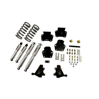 BELLTECH 809SP LOWERING KITS  Front And Rear Complete Kit W/ Street Performance Shocks 1987-1990 Dodge Dakota (Std Cab V8) 4 in. F/4 in. R drop W/ Street Performance Shocks