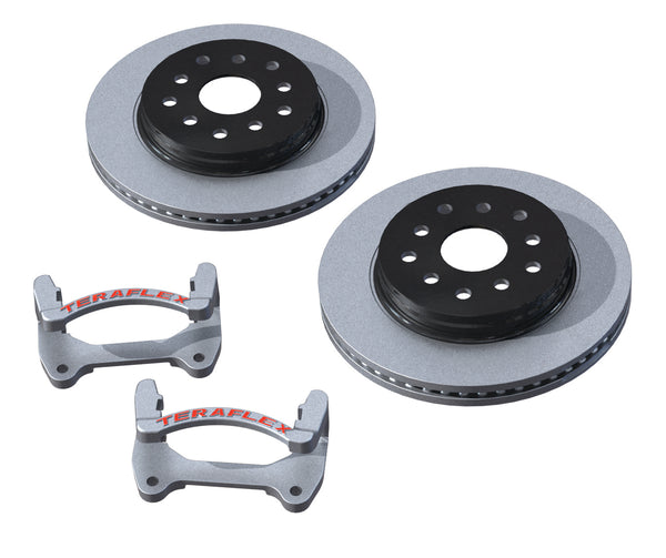 JK: Front Performance Big Rotor Kit w/ Vented Rotors - 5x5 in. & 5x5.5 in.