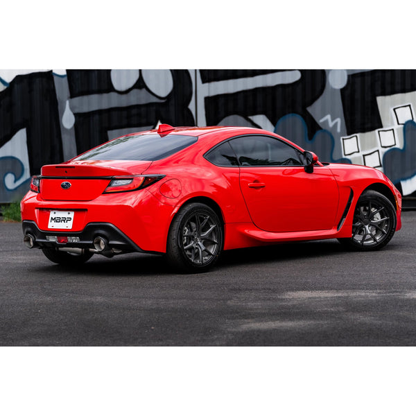 MBRP Exhaust 3in. Cat Back; Dual Split Rear; T304; BE Tip