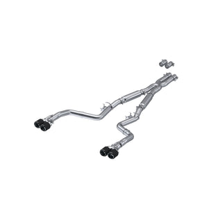 MBRP Exhaust 3in. Cat Back; Dual Rear; Quad Tips