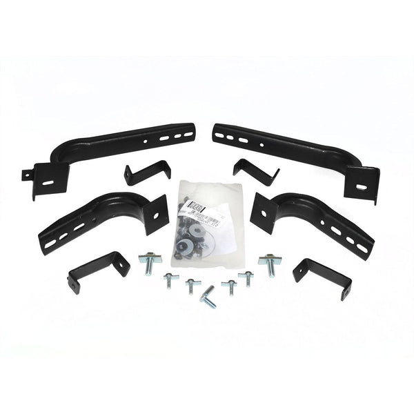 Go Rhino 6844095 - OE Xtreme Side Steps - Mounting Brackets Only -Textured Black