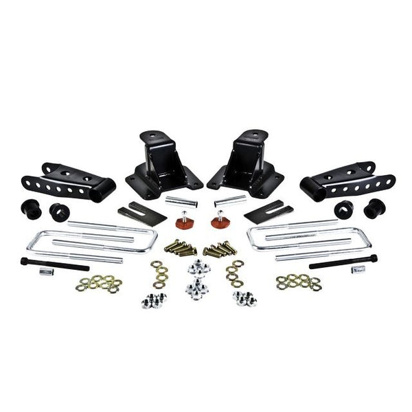 BELLTECH 6592 SHACKLE & HANGER KIT 4 in. Drop Leaf Spring Shackle & Hanger Kit (Front Hanger/Rear Shackle)  1994-2000 Dodge Ram 3500 V-10 & Diesel 4 in. Rear Drop